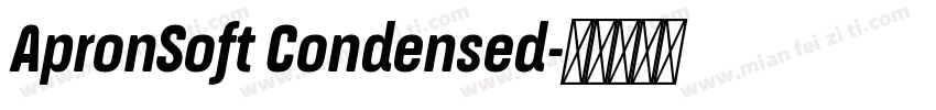 ApronSoft Condensed字体转换